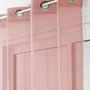 Voir la diapositive 2 : Paris Prix Rideau Voilage à Œillets  Fantaisie Louise  140x240cm Rose