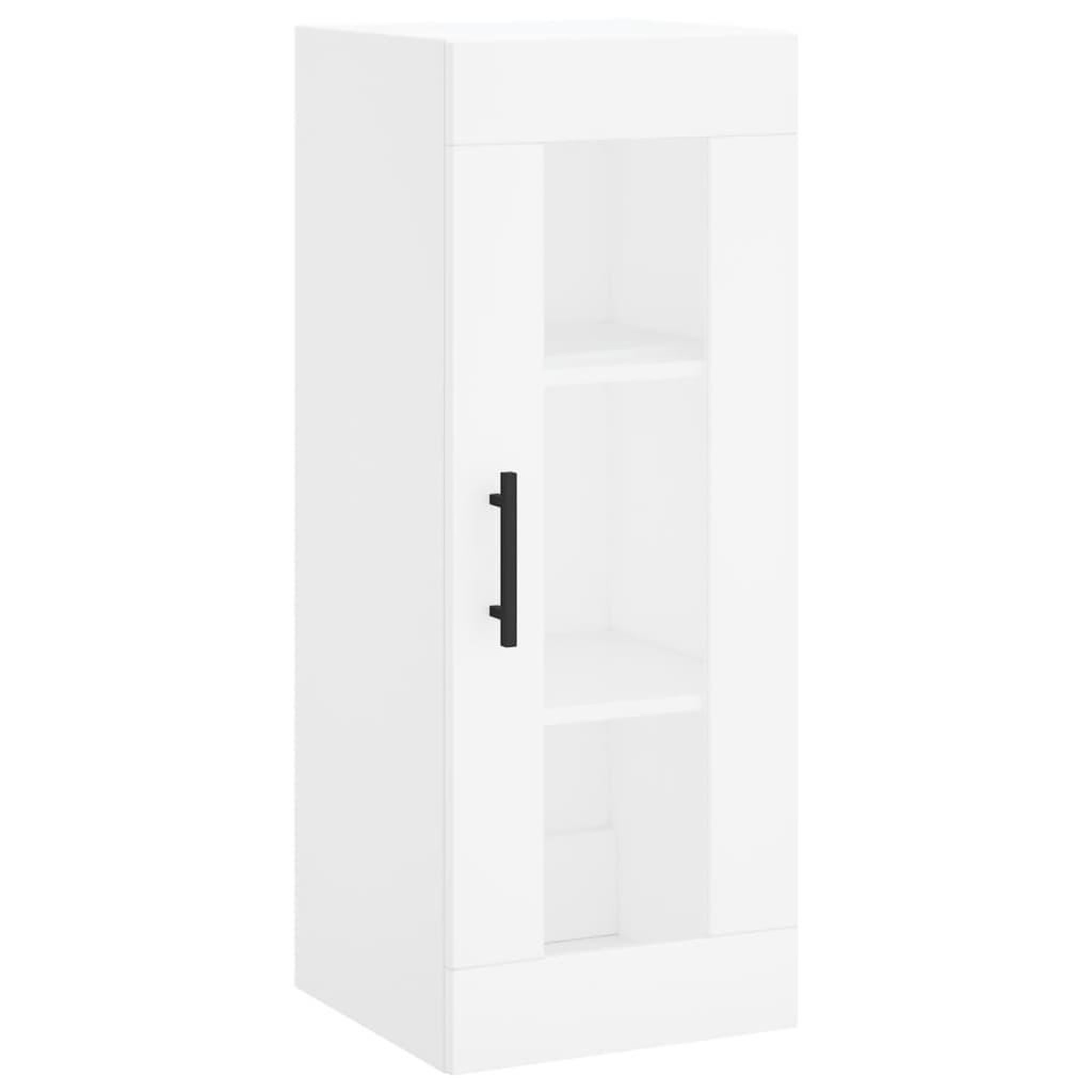 Voir la diapositive 5 : VIDAXL Buffet haut Blanc 34,5x34x180 cm Bois d'ingenierie