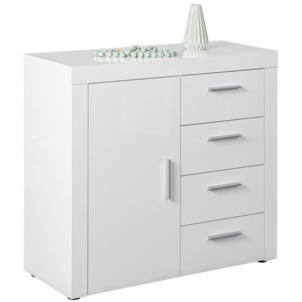 Commode 1 porte 4 tiroirs L94cm BETTI