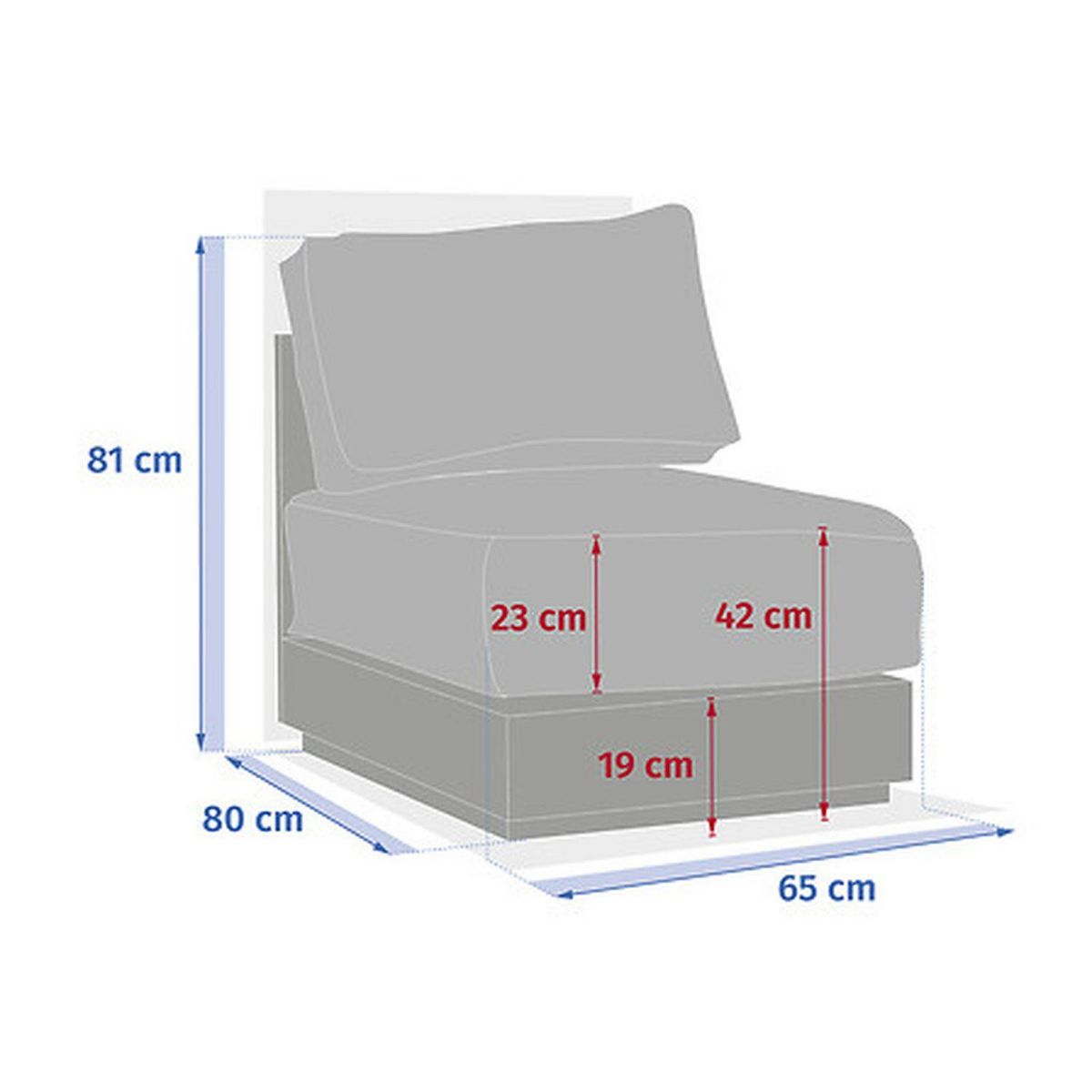 HESPERIDE Chauffeuse de jardin en aluminium ALLURE - Avoine