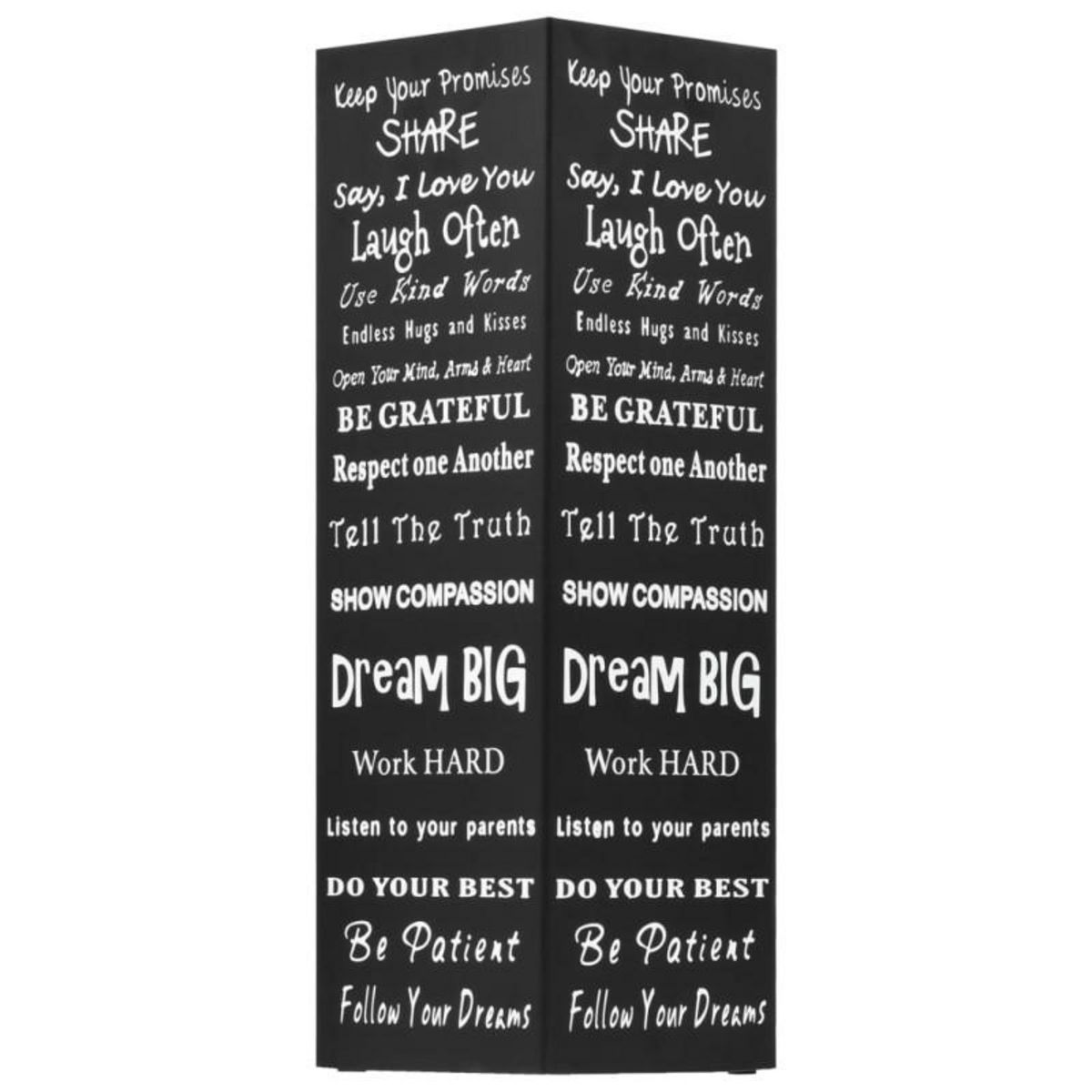 VIDAXL Porte parapluie Texte Acier Noir