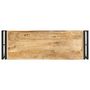Voir la diapositive 3 : VIDAXL Table console 90x30x75 cm Bois de manguier brut