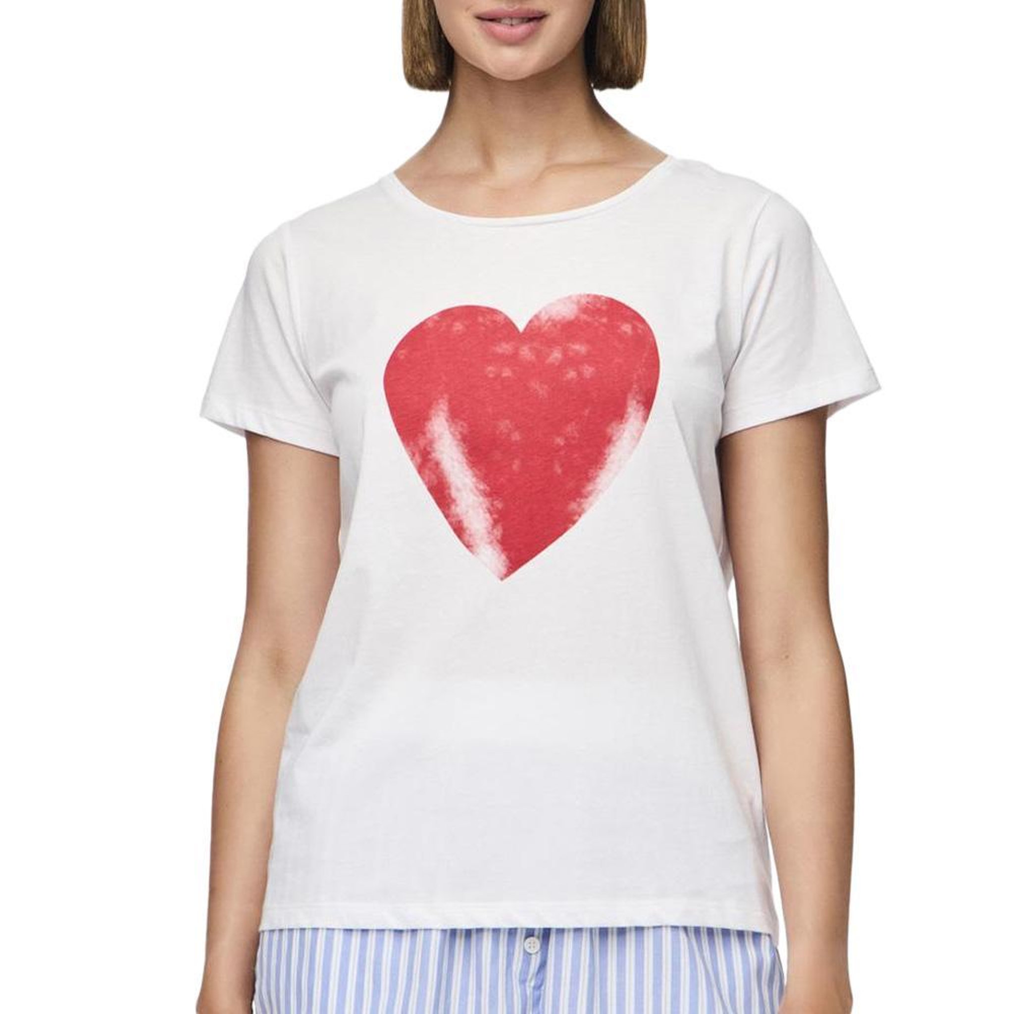 Voir la diapositive 4 : Pieces T Shirt  Femme Pieces Nanna