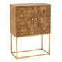 Voir la diapositive 1 : Paris Prix Commode 2 Portes sur Pied  Nino  122cm Naturel