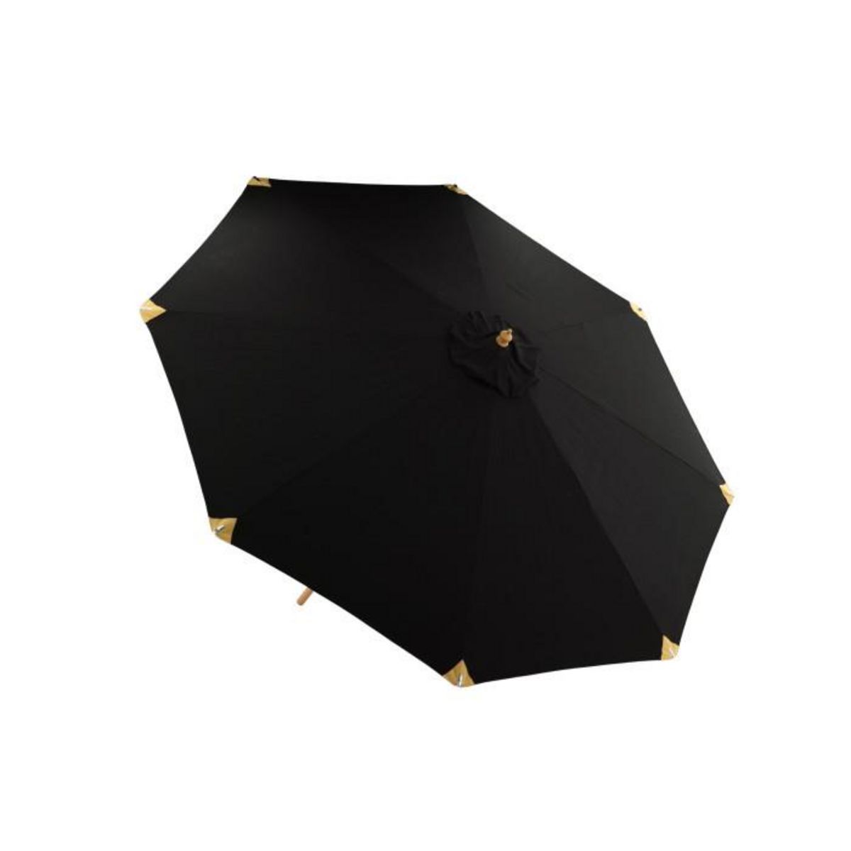 Paris Prix Parasol en Bois  Nypo  330cm Noir