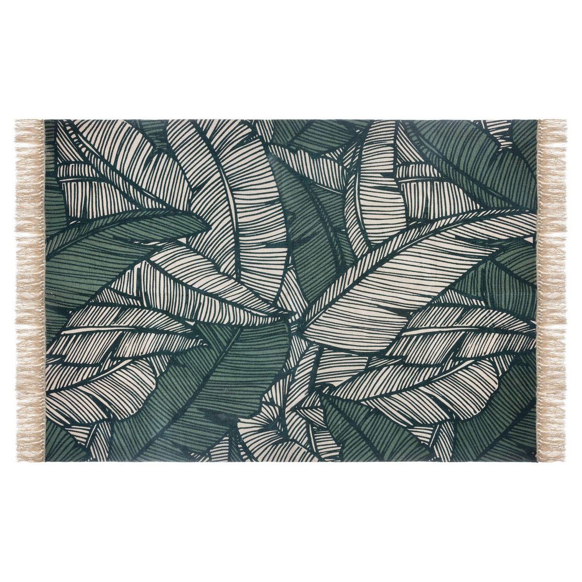 ATMOSPHERA Tapis rectangulaire en coton JUNGLE 120x170 cm