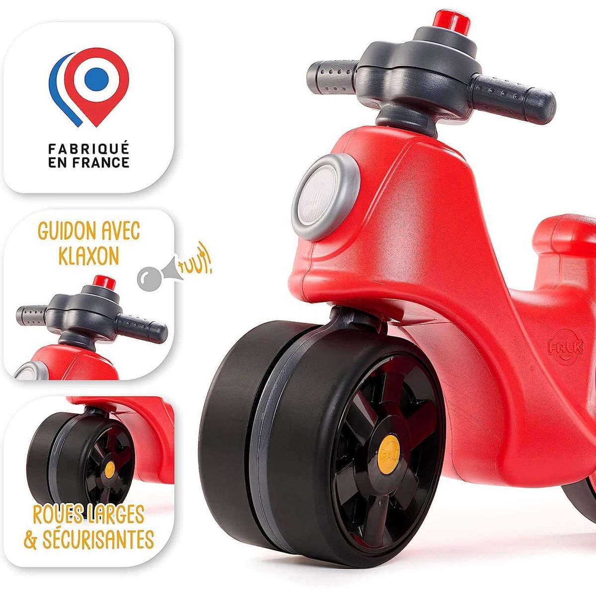 Falk / Falquet Porteur scooter Strada - Rouge et Anthracite