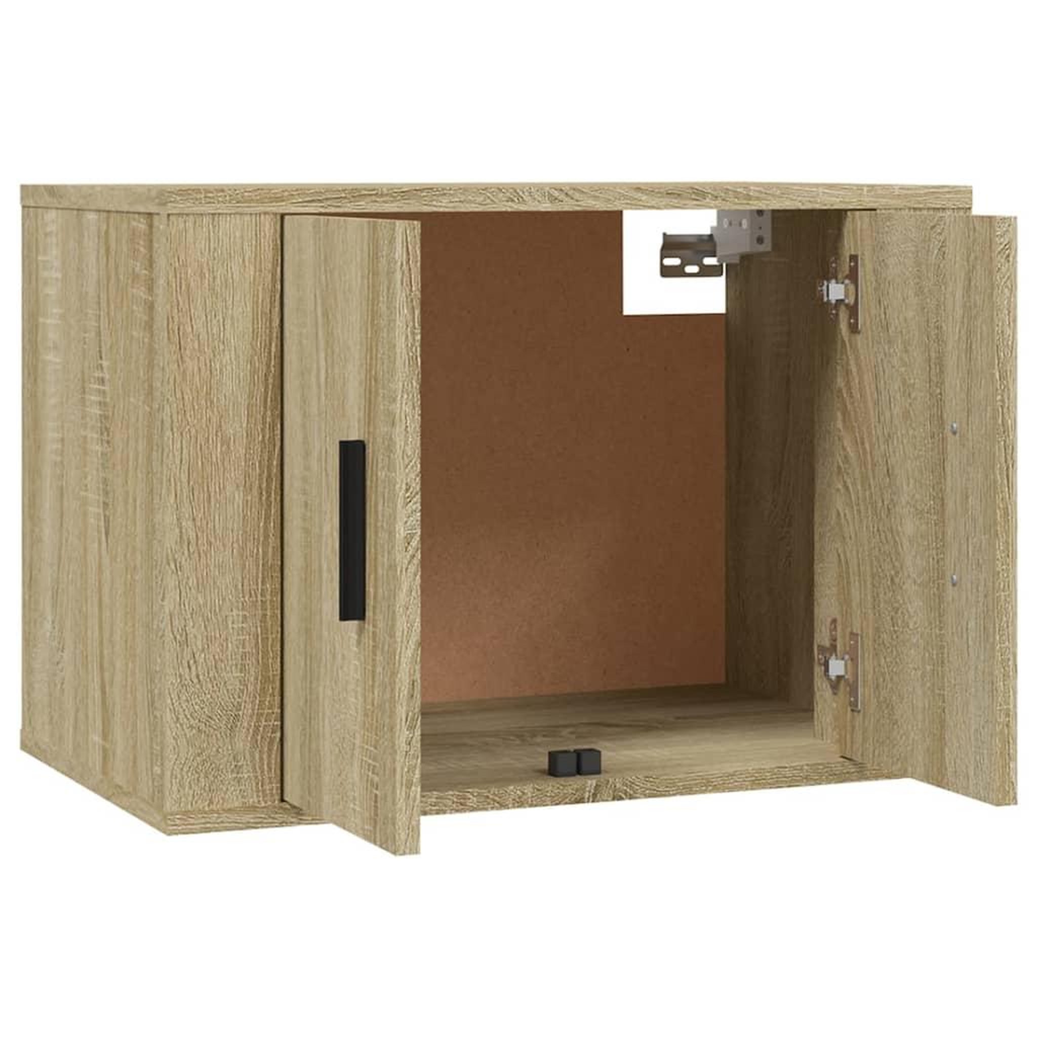 Voir la diapositive 5 : VIDAXL Meubles TV muraux 3 pcs chene sonoma 57x34,5x40 cm
