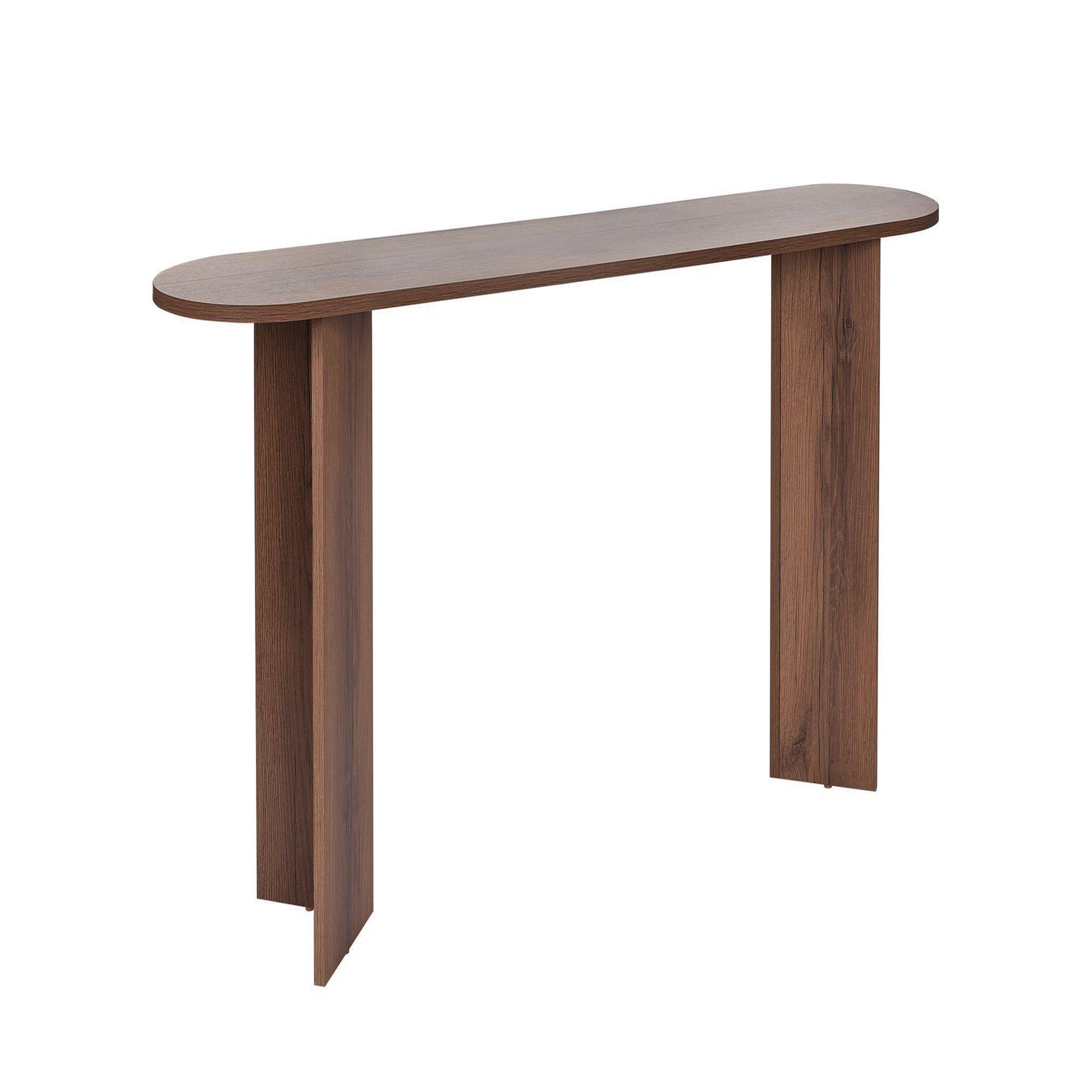 Habitat et Jardin Console en bois  sira  - 150 x 35 x 75 cm - noyer
