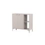 Voir la diapositive 3 : Paris Prix Buffet Design 2 Portes  Piring  110cm Beige