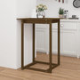 Voir la diapositive 1 : VIDAXL Table de bar Marron miel 80x80x110 cm Bois massif de pin