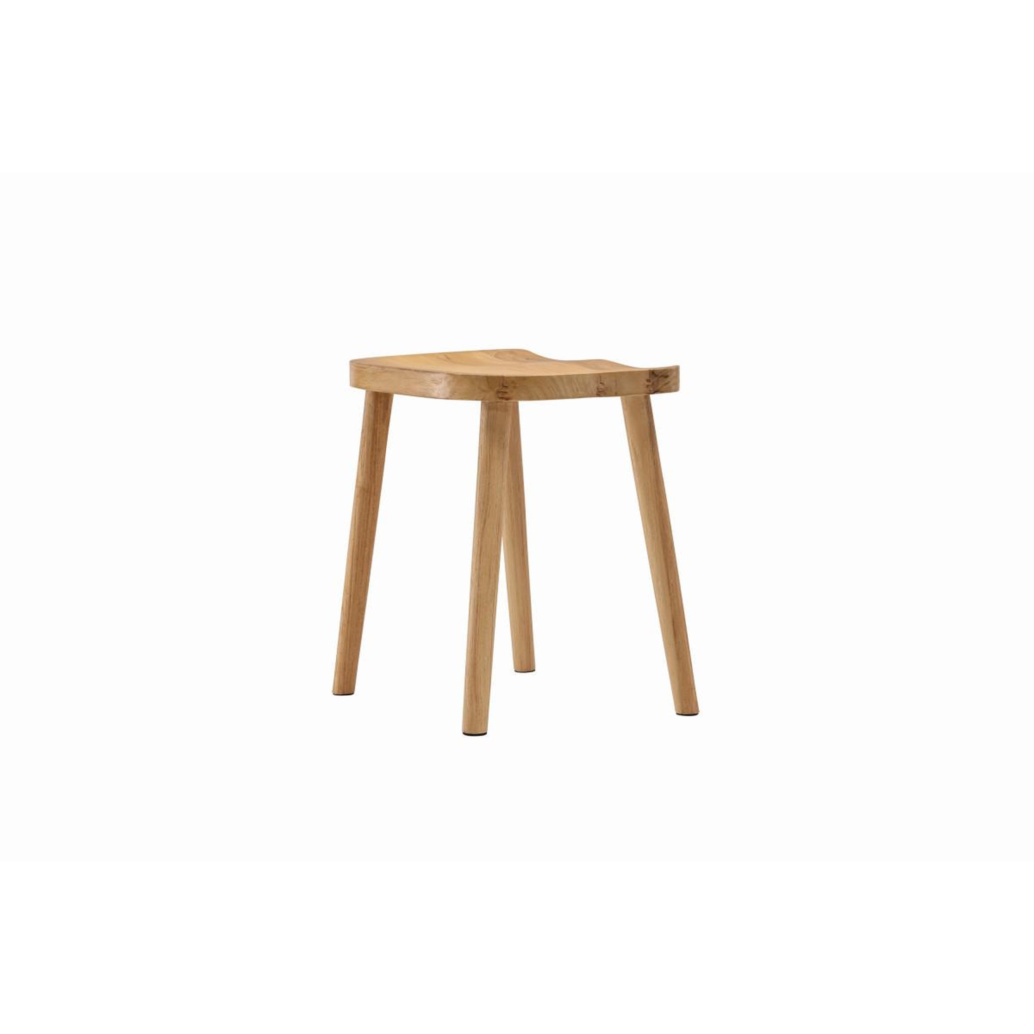 Voir la diapositive 5 : Paris Prix Tabouret en teck  orust  44cm naturel