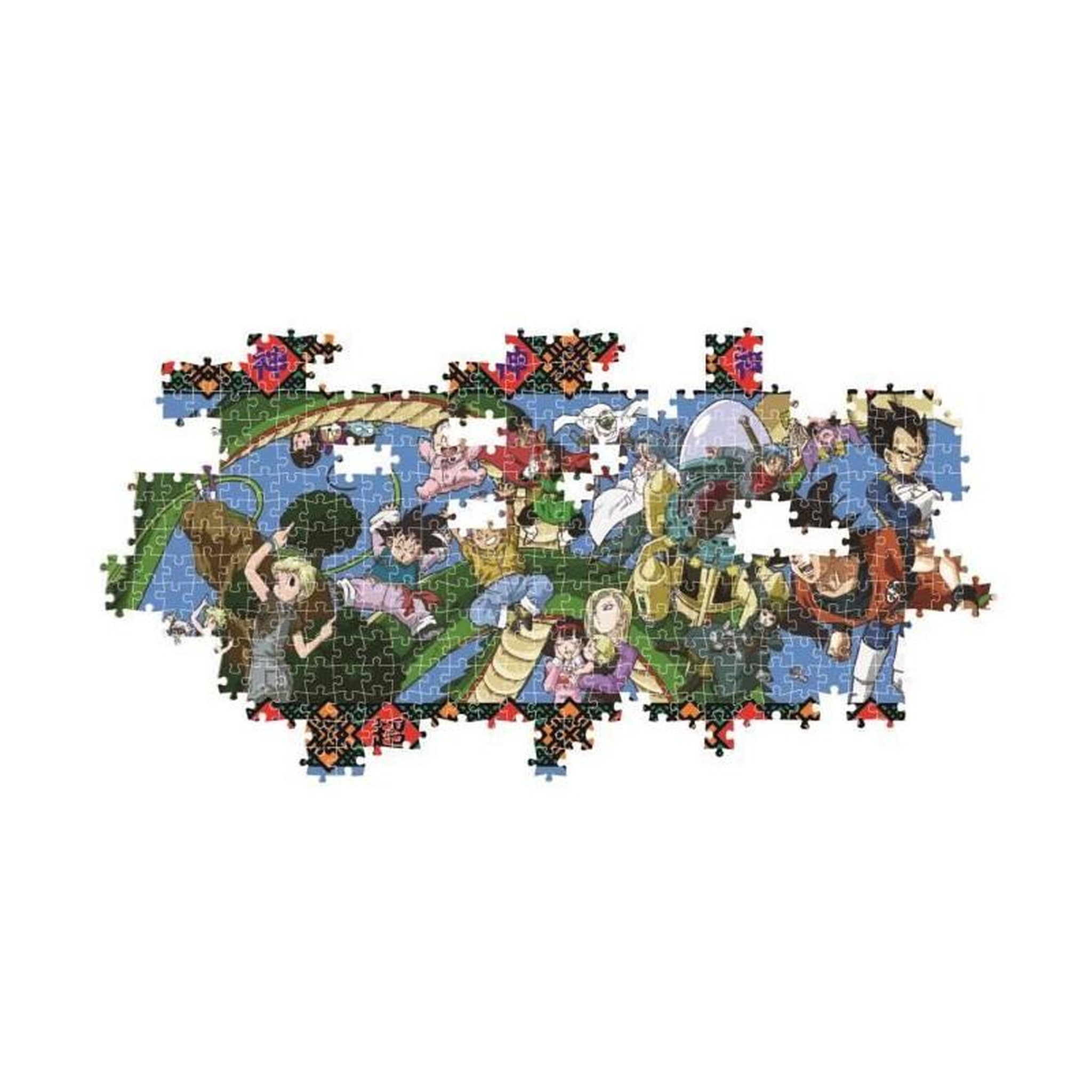 Voir la diapositive 3 : CLEMENTONI Puzzle 1000 pièces Panorama Dragon Ball Super Compact – Clementoni