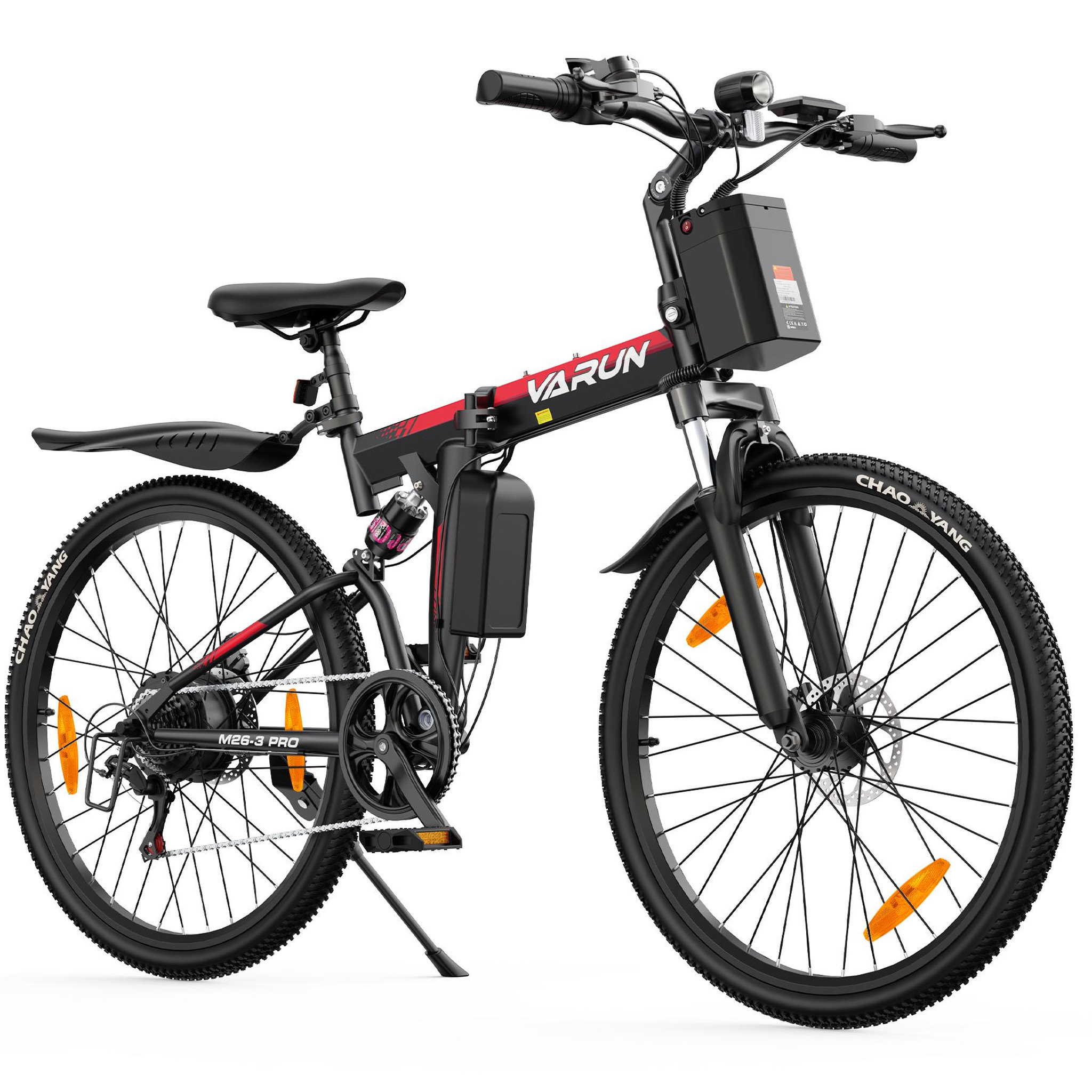 Voir la diapositive 1 : VARUN Vtt électrique pliant varun m26-3 pro 26 pouces