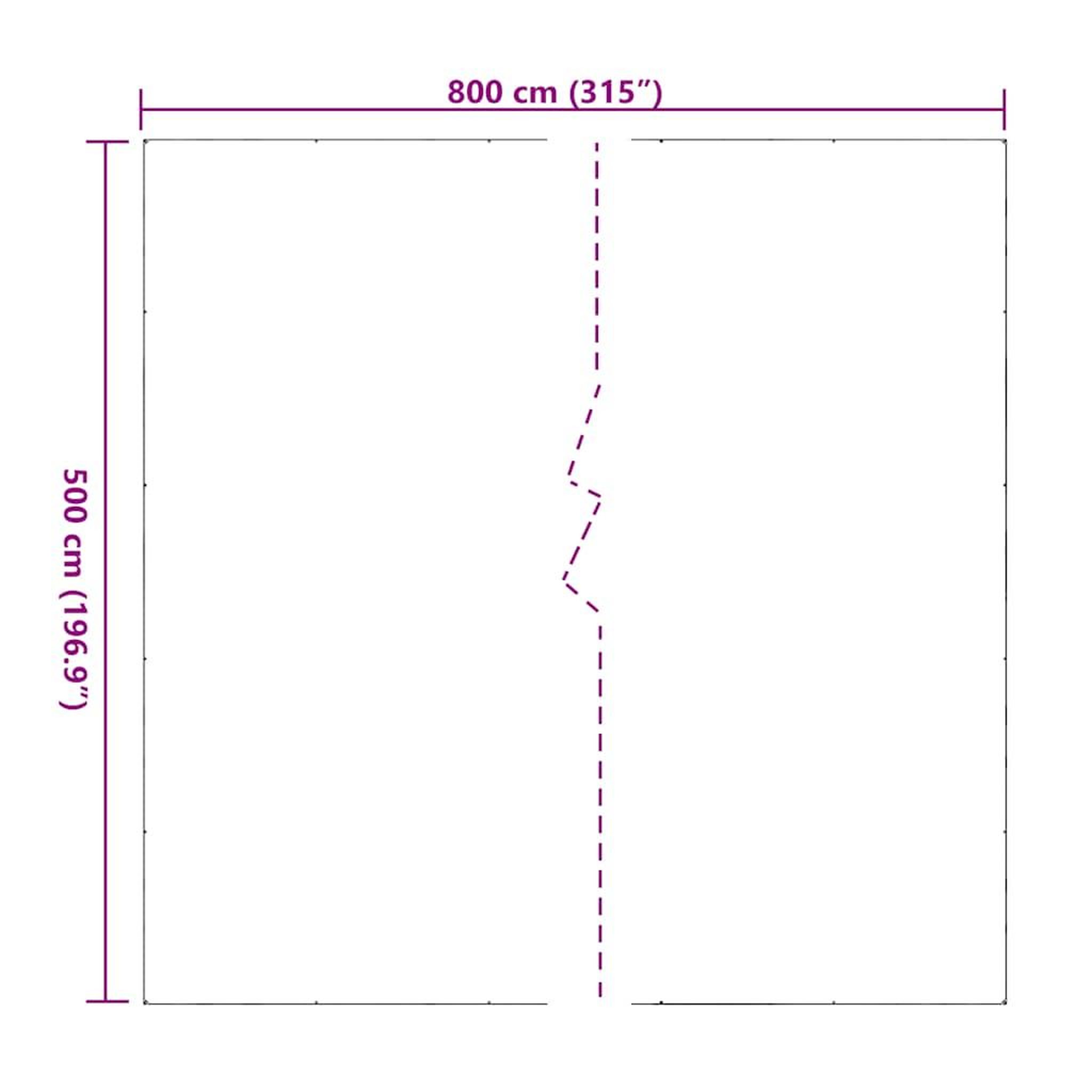 Voir la diapositive 6 : VIDAXL Bache transparente avec œillets 5x8 m PVC