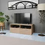 VIDAXL Meuble TV Agglomere 95 x 35 x 36 cm Chene