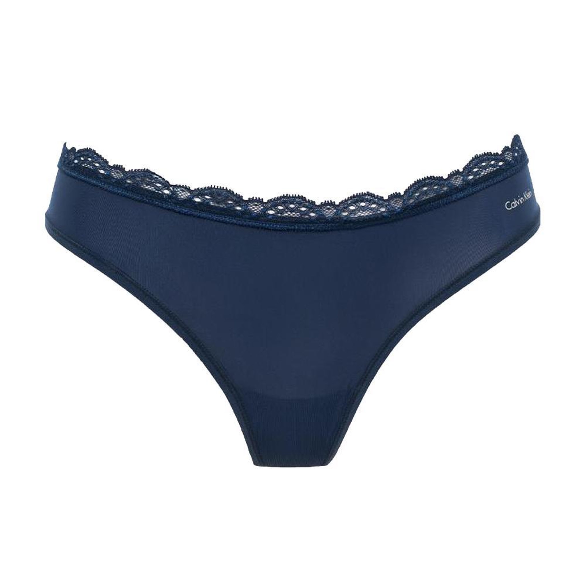 CALVIN KLEIN JEANS String Marine Femme Calvin Klein Jeans Thong. Coloris disponibles : Bleu