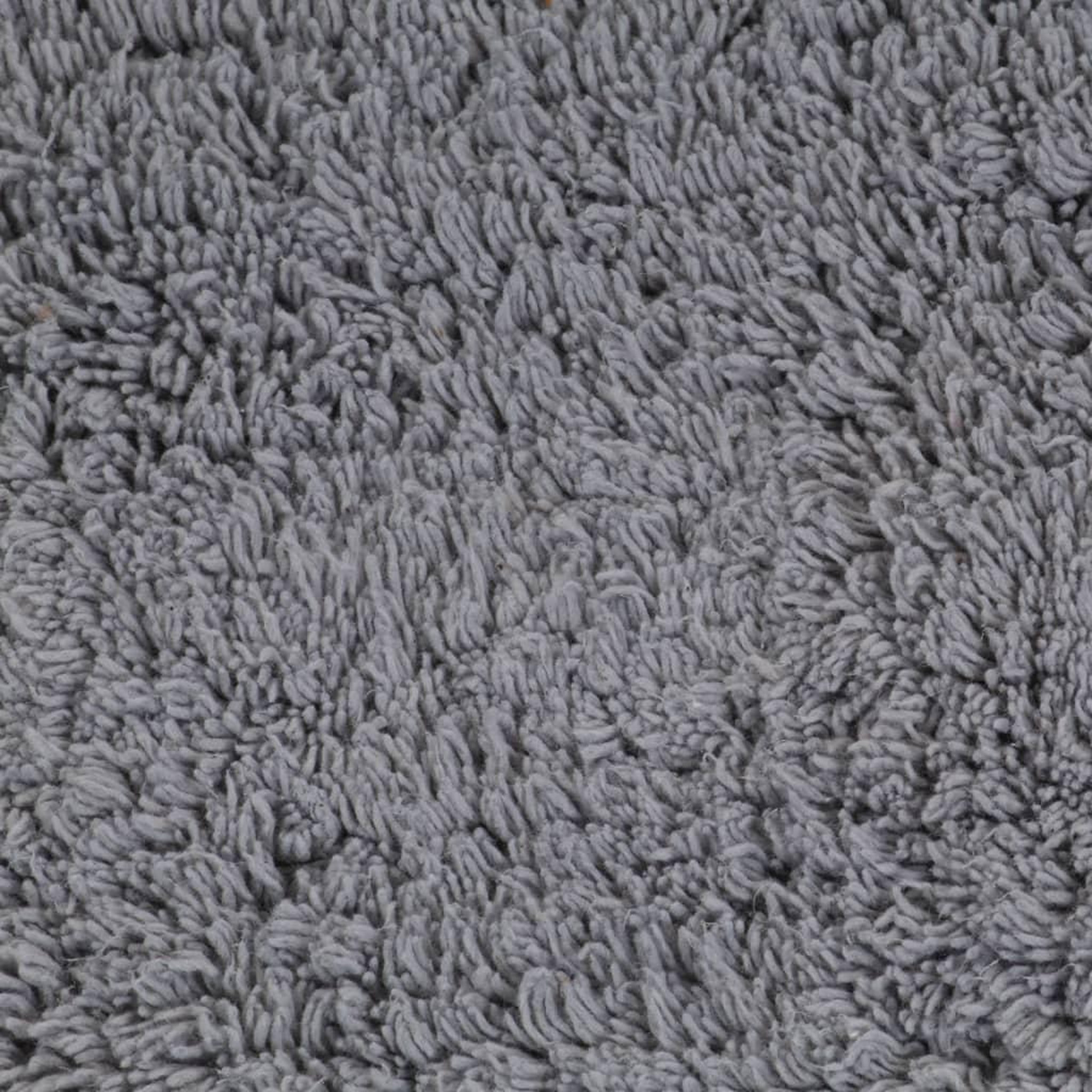 Voir la diapositive 5 : VIDAXL Jeu de tapis de salle de bain 3 pcs Tissu Gris