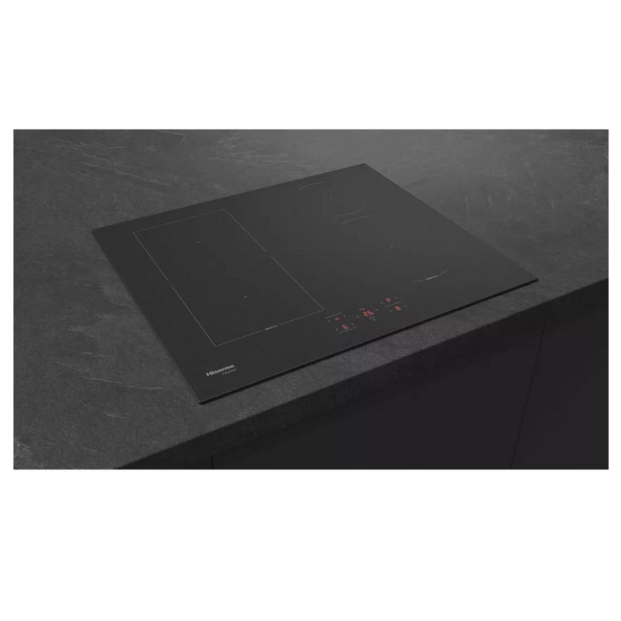 Voir la diapositive 3 : Hisense Table de cuisson induction 60cm 4 feux 7200w noir - hi6431srfz