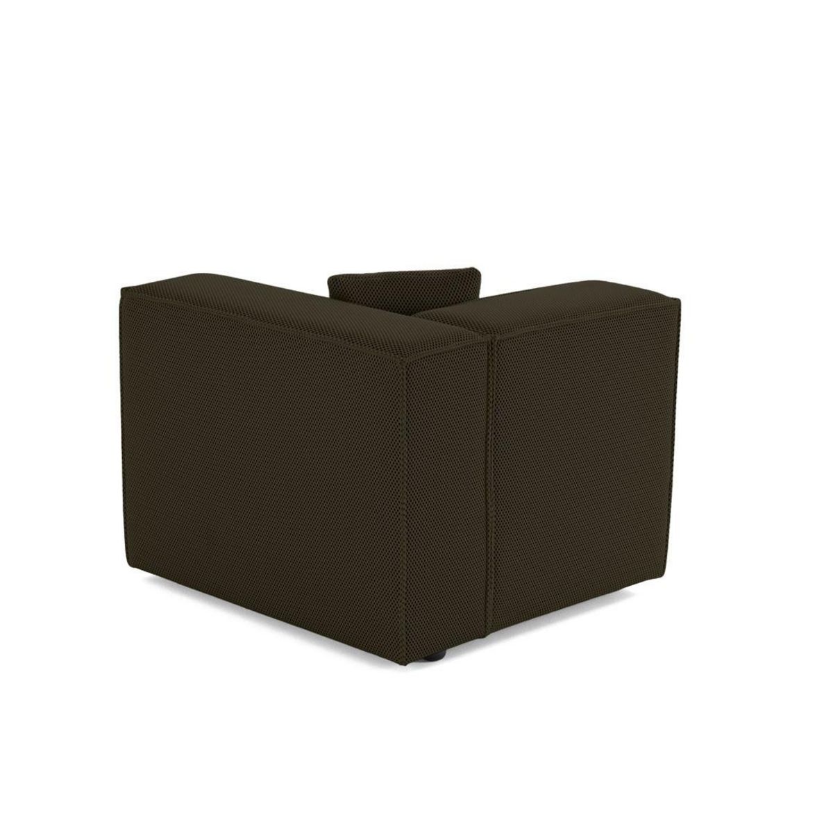 LISA DESIGN Arty - module d'assise droit - en tissu mailles 3d