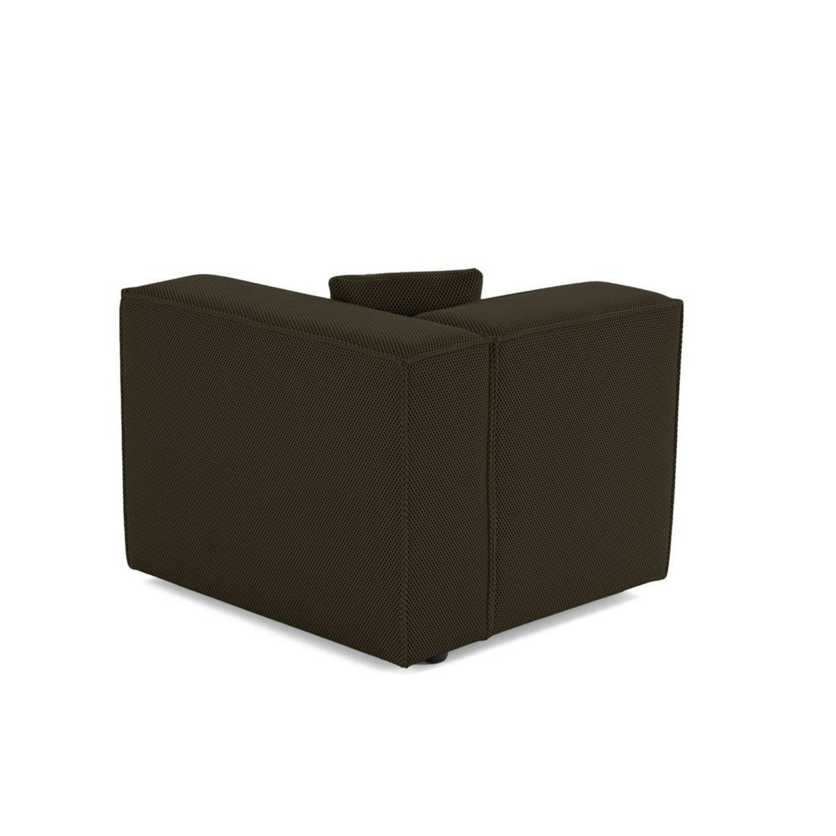 LISA DESIGN Arty - module d'assise droit - en tissu mailles 3d