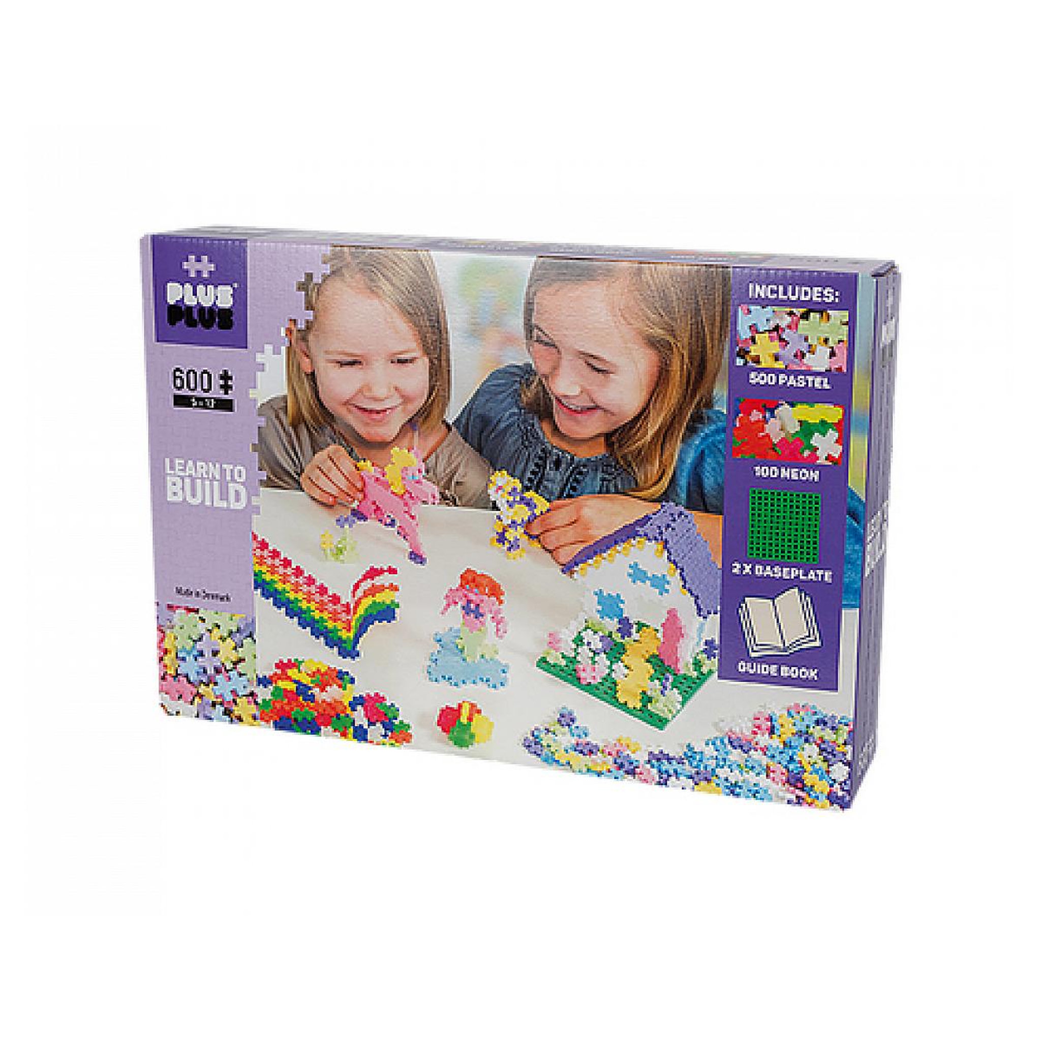 PlusPlus Kit decouverte pastel 600 pcs