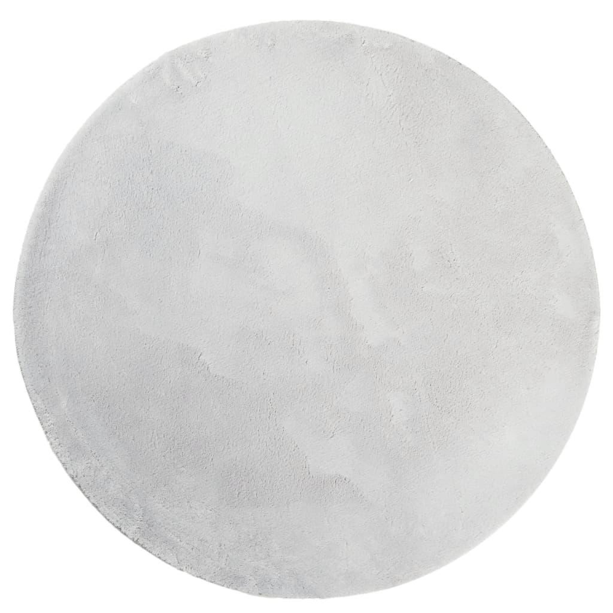 Voir la diapositive 2 : VIDAXL Tapis HUARTE a poils courts doux et lavable gris Ø 80 cm