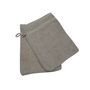 Voir la diapositive 2 : ACTUEL Lot de 2 gants de toilette unis en coton 500 g/m²