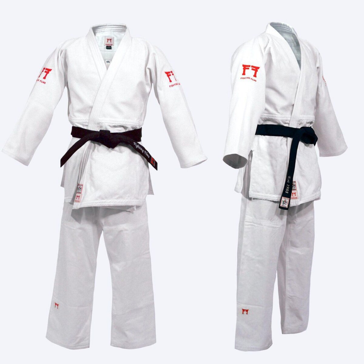 FIGHTING FILMS Kimono de Judo Superstar 750 Gr - Fighting Films - Approuvé IJF - Blanc - Taille 185cm