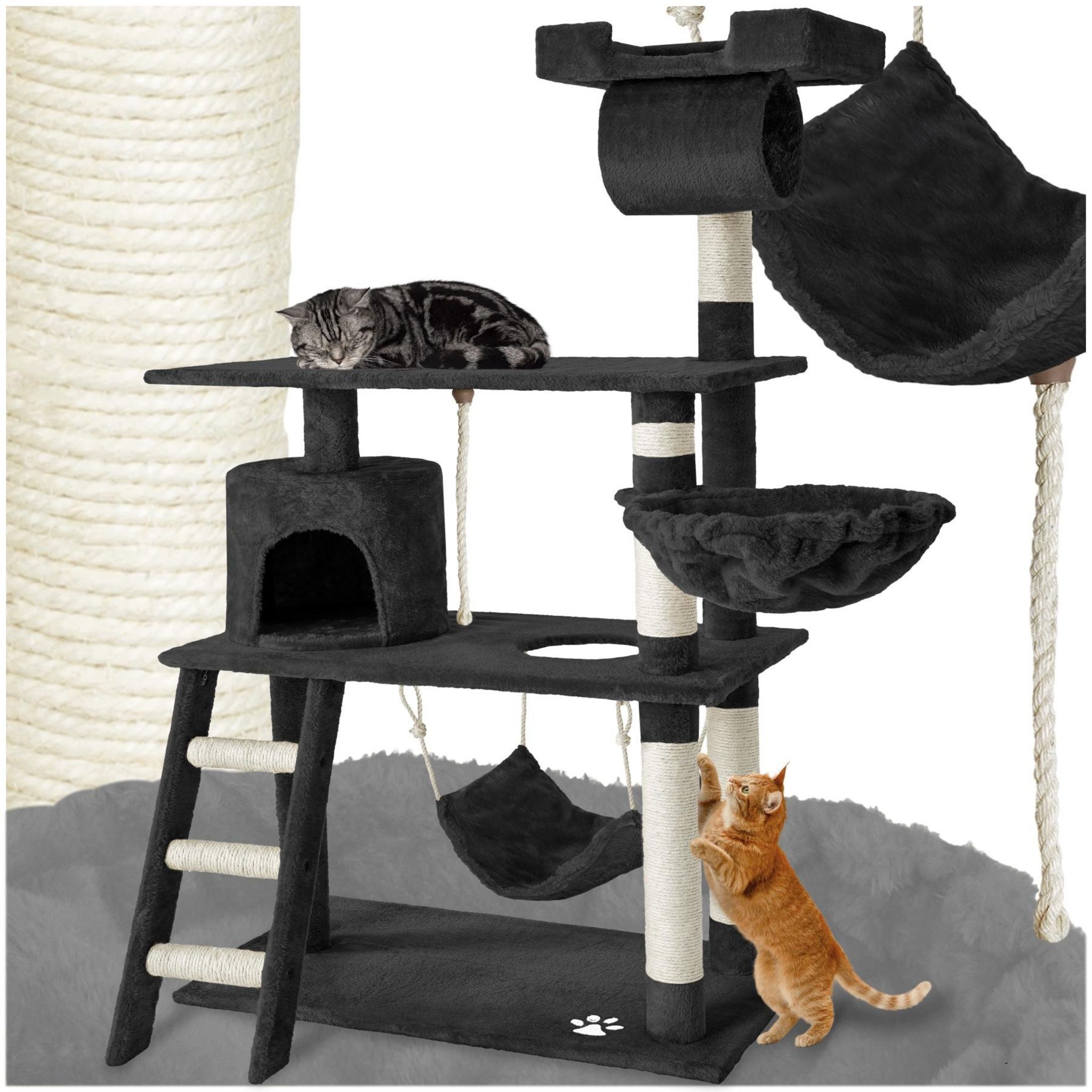 tectake Arbre à chat MARCEL 141 cm