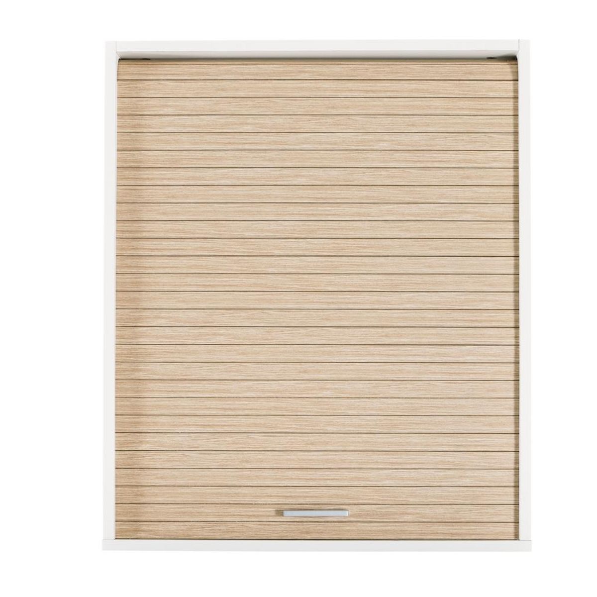 Rangement de cuisine à rideau coloris blanc L60 cm - COOKING