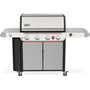Voir la diapositive 1 : Weber Barbecue gaz Genesis SP-435 4 brûleurs réchaud latéral thermomètre digital sur chariot, 86x48 cm