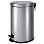 Voir la diapositive 1 : FIVE Poubelle Ronde  Inox Brossé  30L Argent