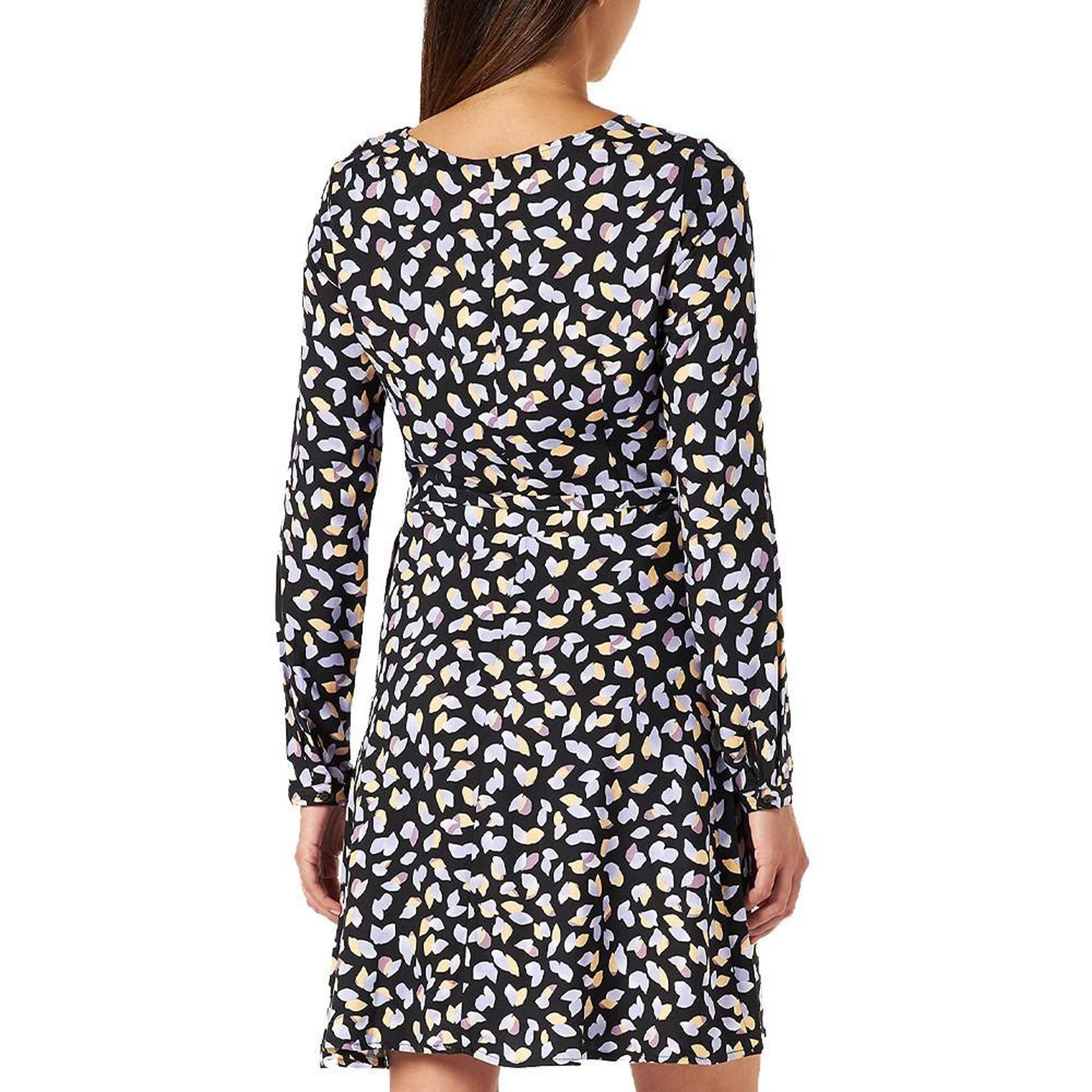 Voir la diapositive 2 : Vila Robe Noir à motif Femme Vila Vivish