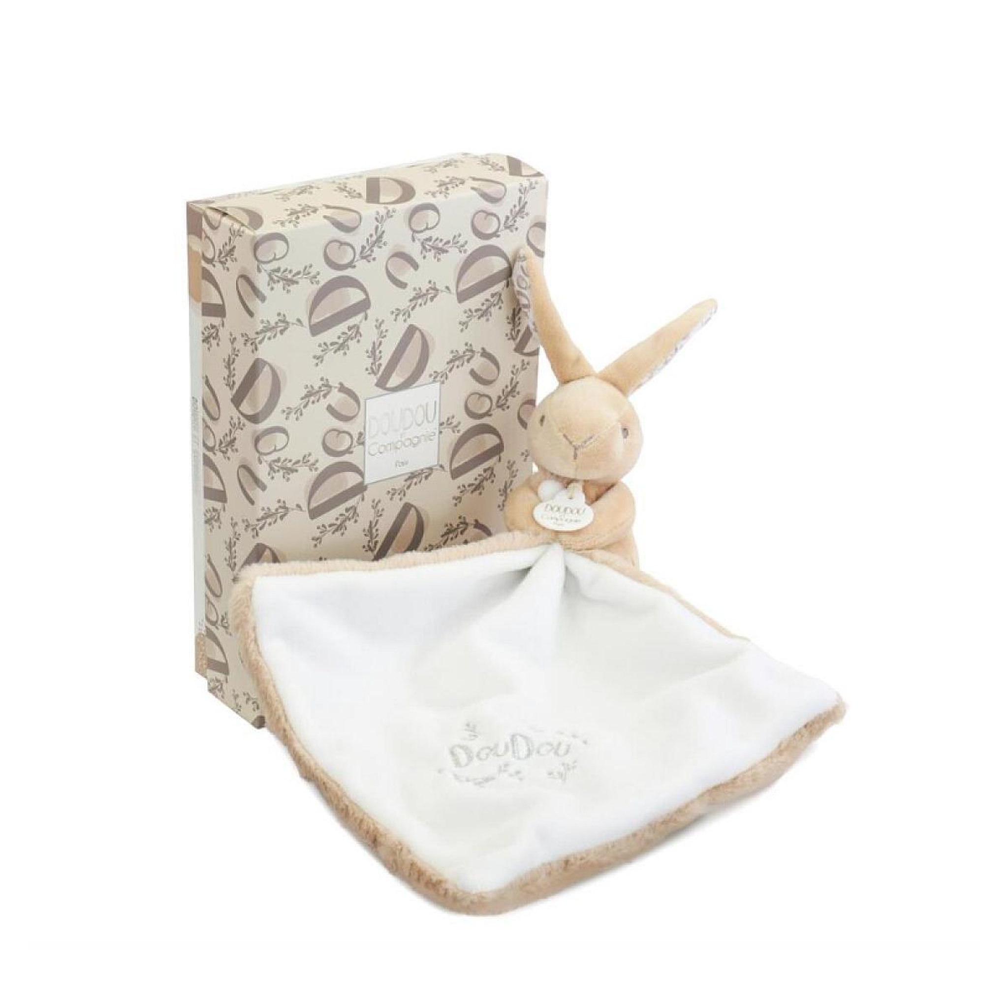 DOUDOU ET COMPAGNIE Lapin doudou - Lapin et doudou beige