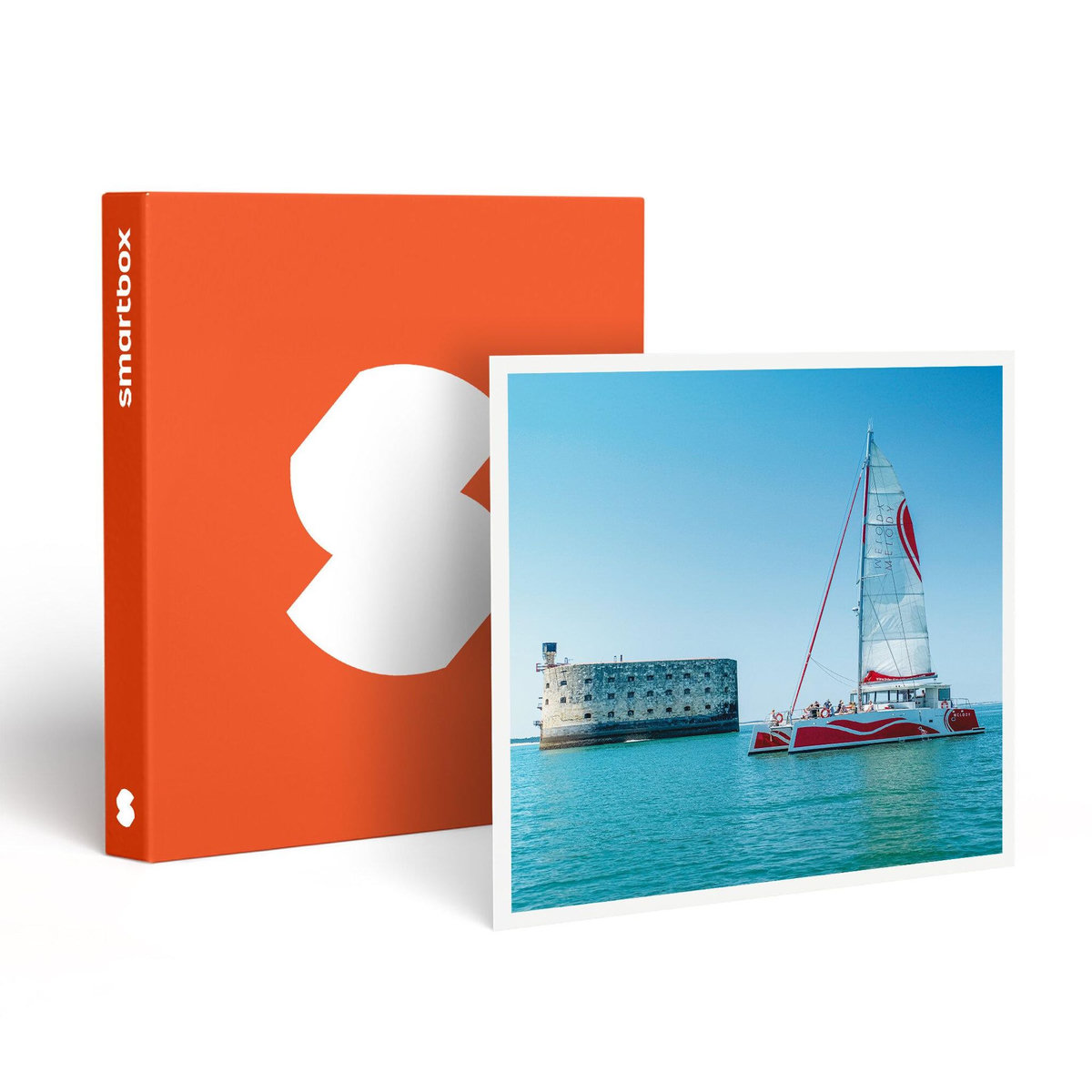 Smartbox Croisière romantique en catamaran au fort Boyard avec champagne pour 2 - Coffret Cadeau Sport & Aventure