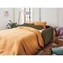 Voir la diapositive 4 : LISA DESIGN Owen - canapé 3 places convertible express couchage quotidien 140 cm matelas 12 cm en velours côtelé
