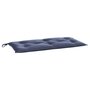 Voir la diapositive 4 : VIDAXL Coussin de banc de jardin bleu marine 100x50x7 cm tissu oxford