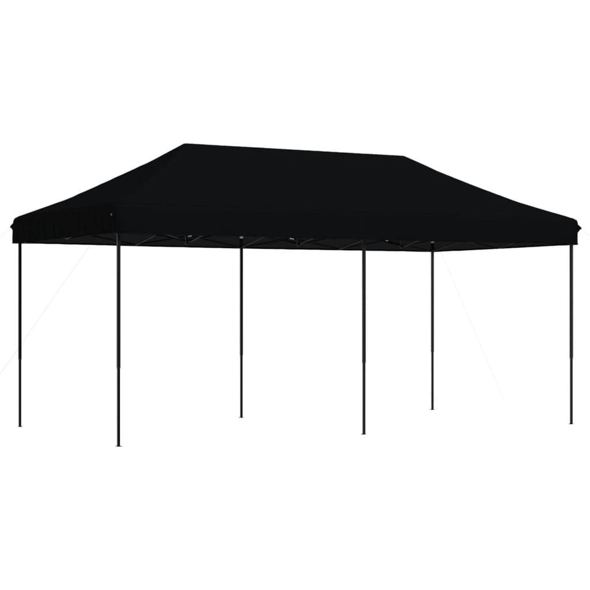 Voir la diapositive 2 : VIDAXL Tente de reception pliable escamotable noir 580x292x315 cm