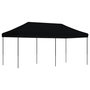 Voir la diapositive 2 : VIDAXL Tente de reception pliable escamotable noir 580x292x315 cm