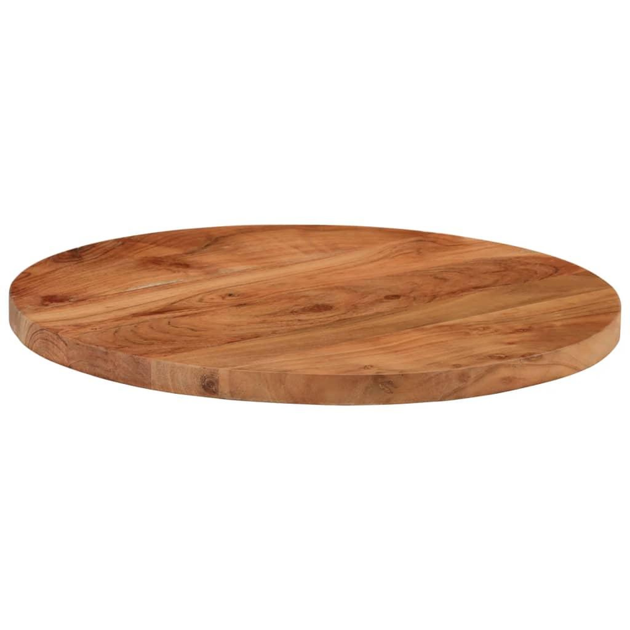Voir la diapositive 3 : VIDAXL Dessus de table Ø50x2,5 cm rond bois massif d'acacia