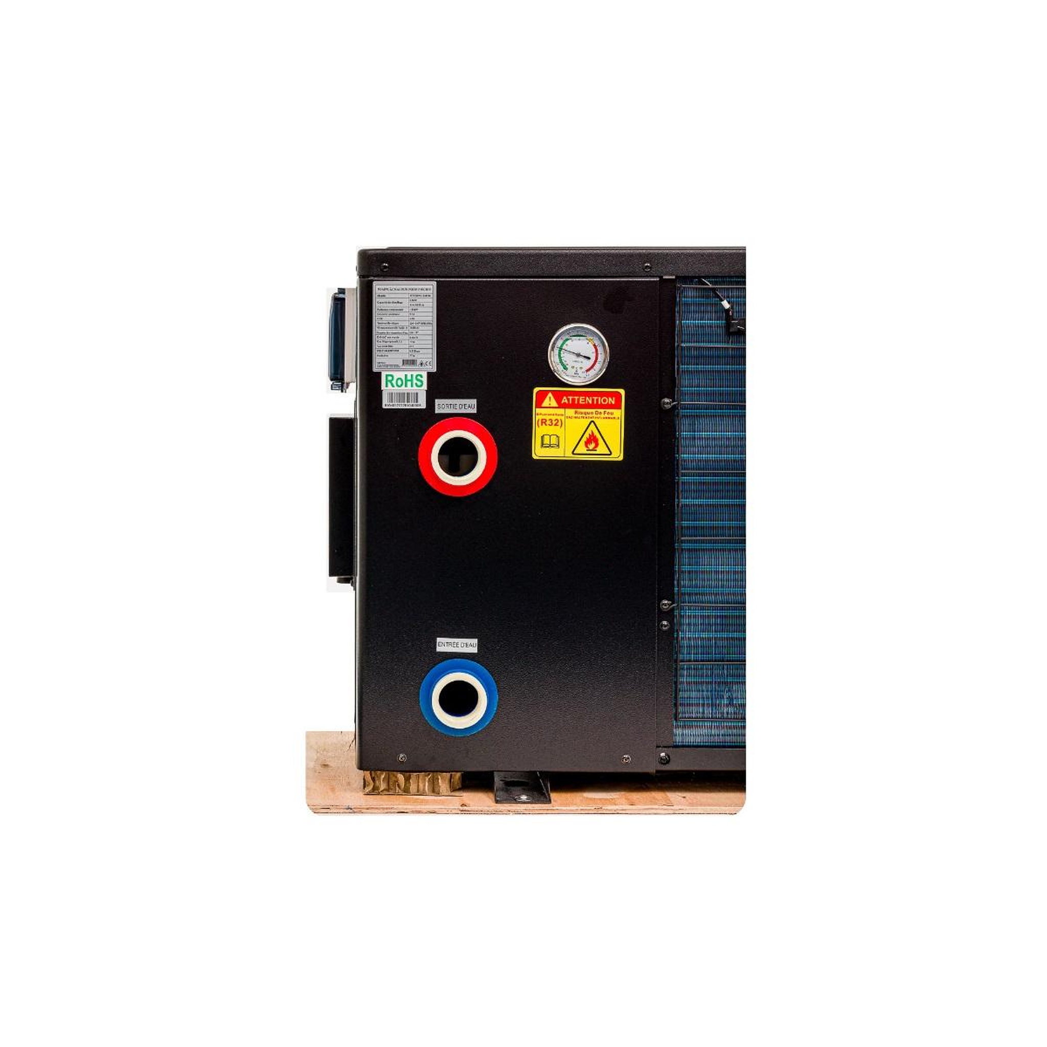 Voir la diapositive 4 : OPTIMEA Pompe à chaleur piscine monophasé 9,8kw - WINDPAC-EM55C