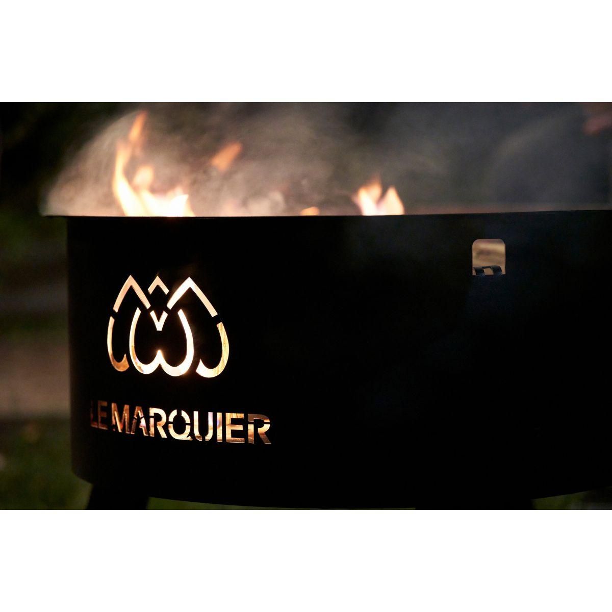 Le marquier Brasero avec couvercle Original noir