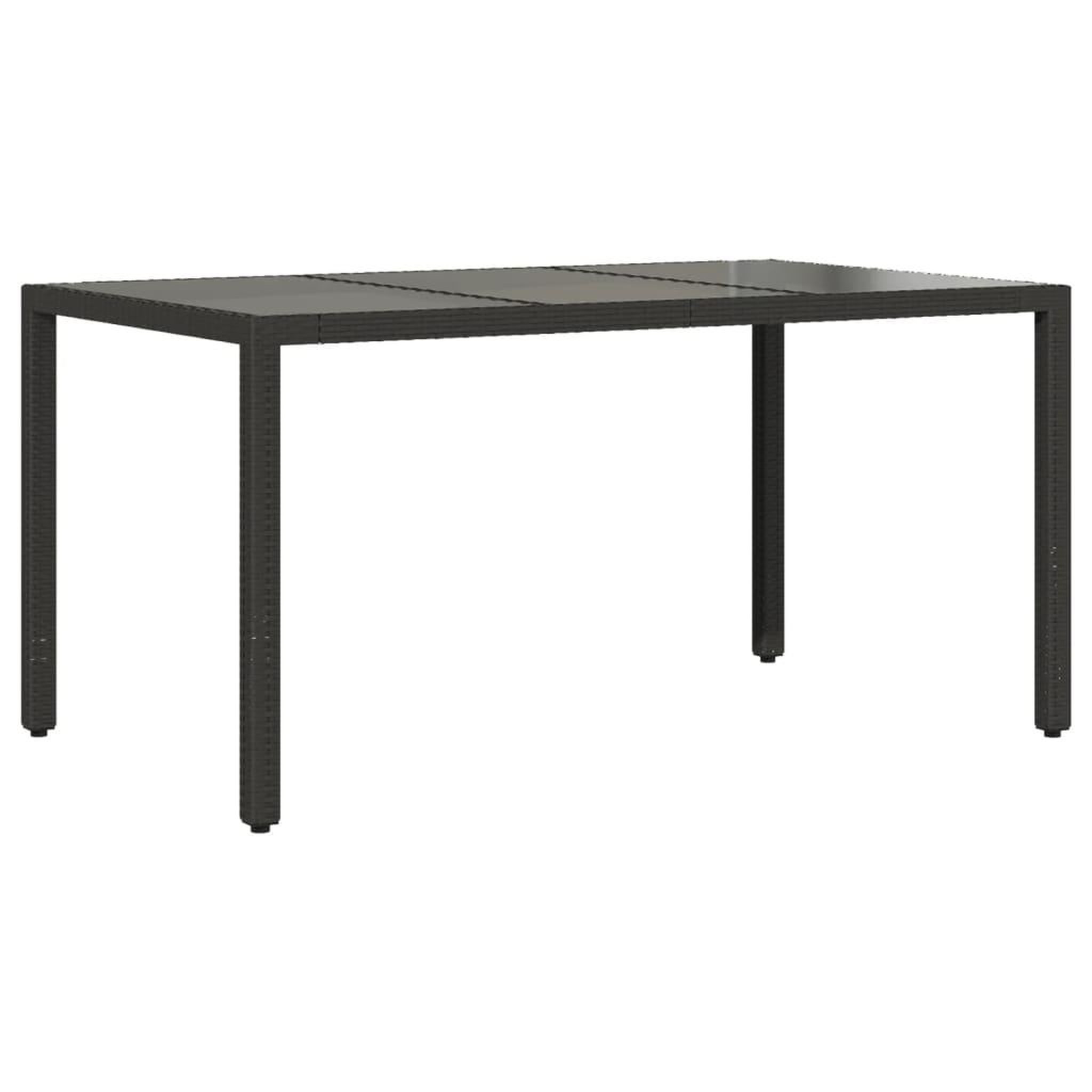 Voir la diapositive 4 : VIDAXL Ensemble a manger de jardin et coussins 7 pcs noir rotin acacia