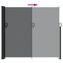 Voir la diapositive 5 : VIDAXL Auvent lateral retractable noir 180x300 cm
