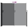 Voir la diapositive 5 : VIDAXL Auvent lateral retractable noir 180x300 cm