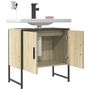 Voir la diapositive 4 : VIDAXL Armoire lavabo de salle de bain chene sonoma 60x33x60 cm