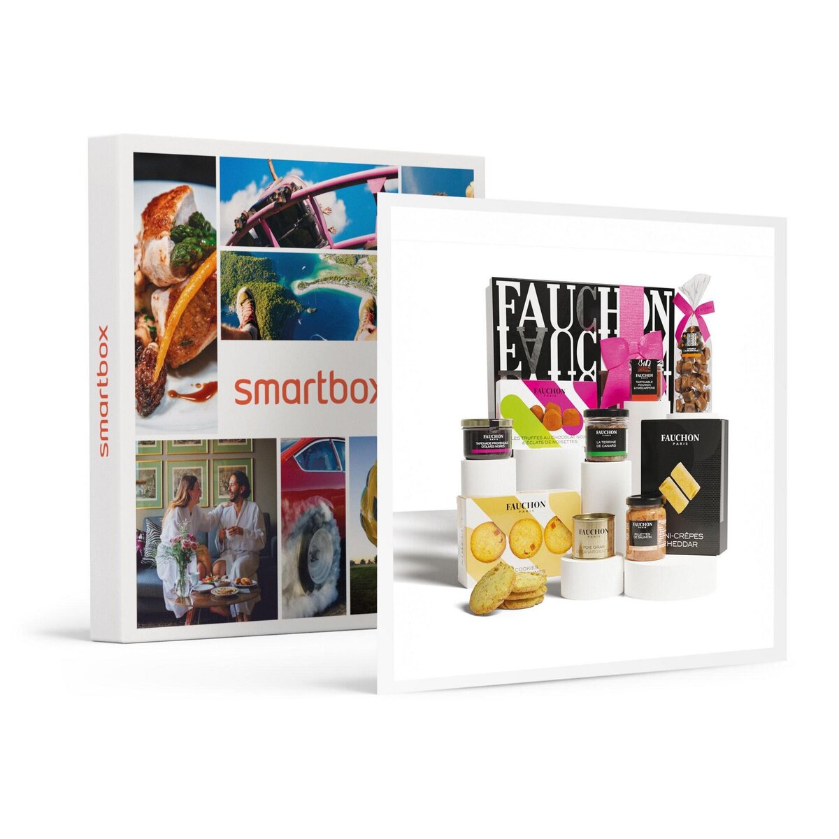 Smartbox Coffret Incontournable Fauchon : assortiment de délices salés et sucrés livrés à domicile - Coffret Cadeau Gastronomie