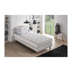 DEKO DREAM Pack pret a dormir MALIN - Matelas + sommier 90 x 190 + couette + oreiller DEKO DREAM