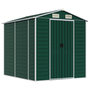 Voir la diapositive 2 : VIDAXL Abri de jardin vert 191x215x198 cm acier galvanise